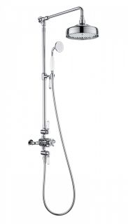 Душевая стойка Wonzon & Woghand Retro WW-B3041-CR с термостатом хром